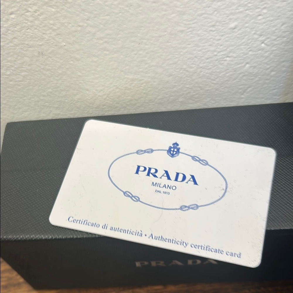 Prada Black Rectangular Sunglasses - image 5